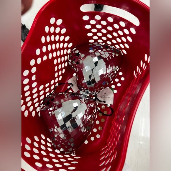 Kate Spade x Target Silver Disco Heart Bag - Picture 4 of 7